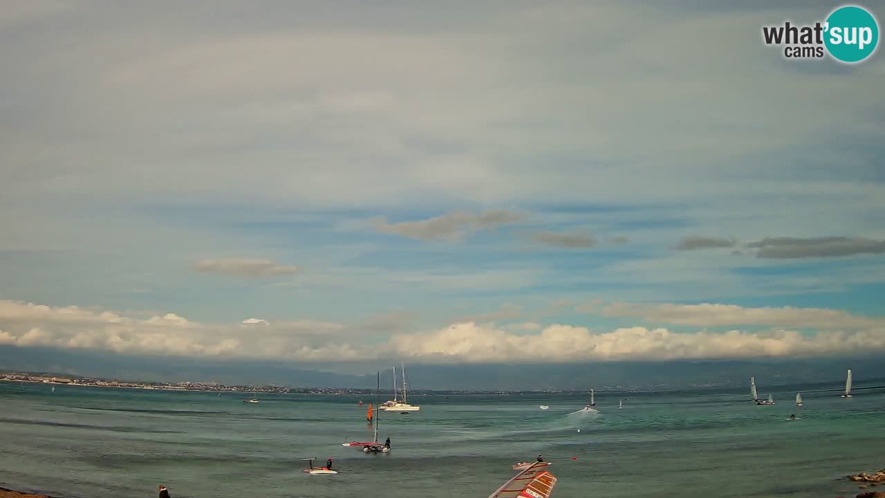 Webcam Cagliari Windsurf Club – Plage du Poetto en direct