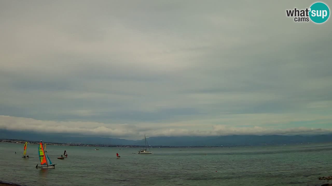 Webcam Cagliari Windsurf Club – Spiaggia del Poetto in diretta