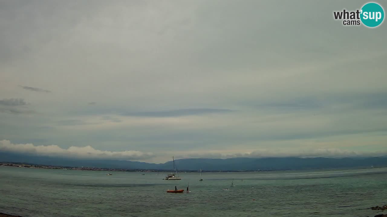 Webcam Cagliari Windsurf Club – Playa del Poetto en directo