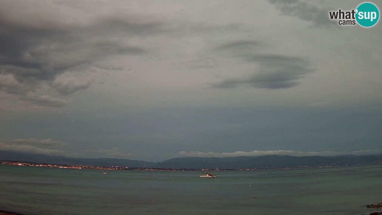 Spletna kamera Cagliari Windsurf Club – Pogled v živo s plaže Poetto