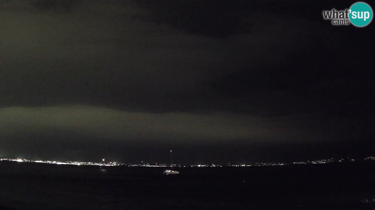 Webcam Cagliari Windsurf Club – Playa del Poetto en directo