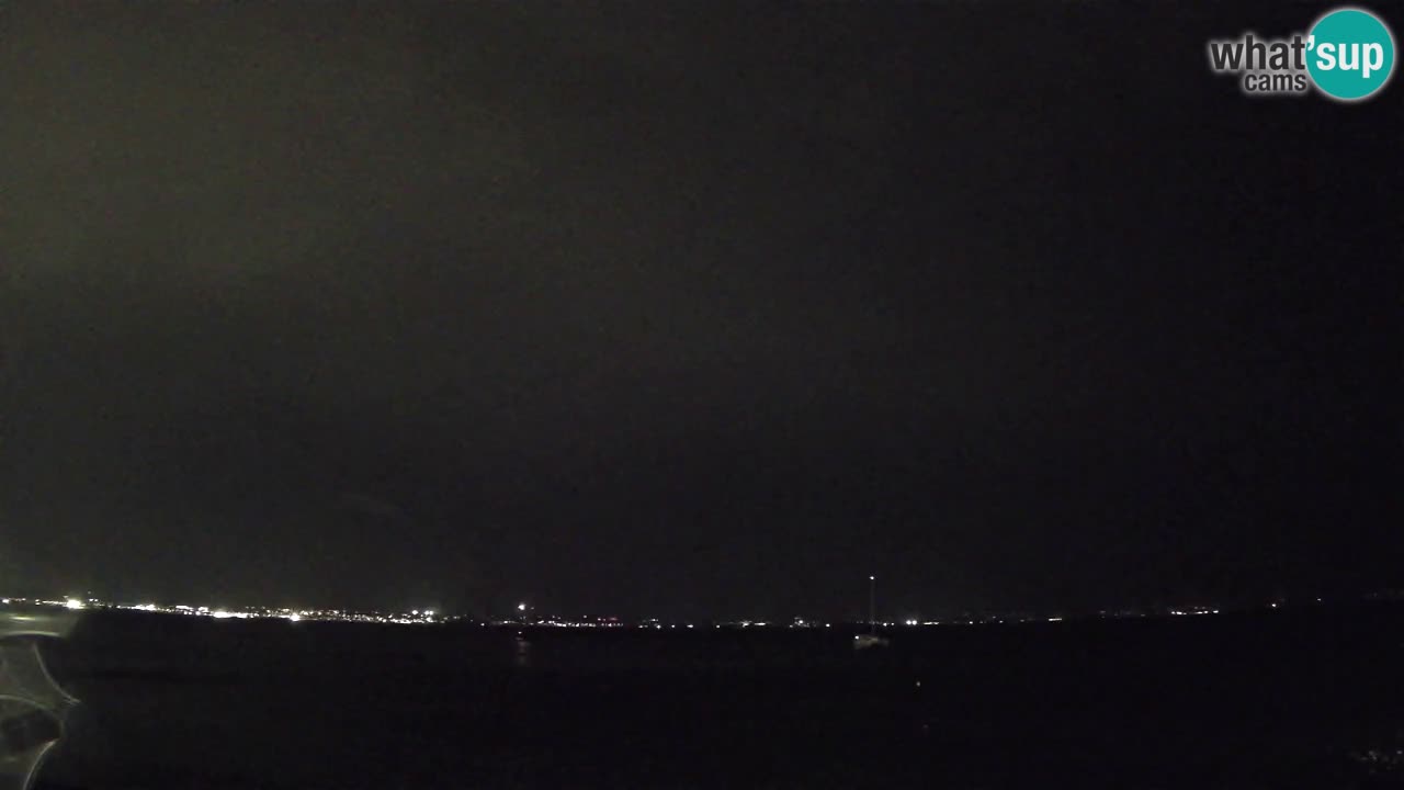 Webcam Cagliari Windsurf Club – Playa del Poetto en directo