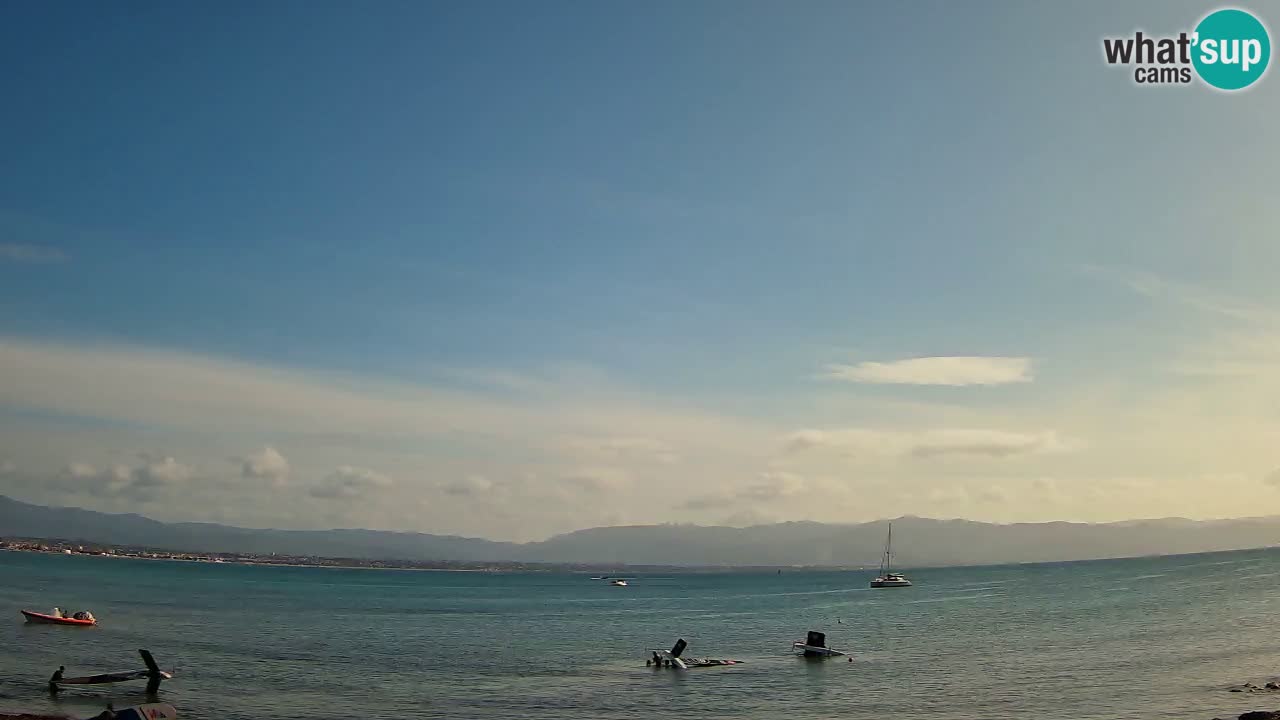 Webcam Cagliari Windsurf Club – Playa del Poetto en directo