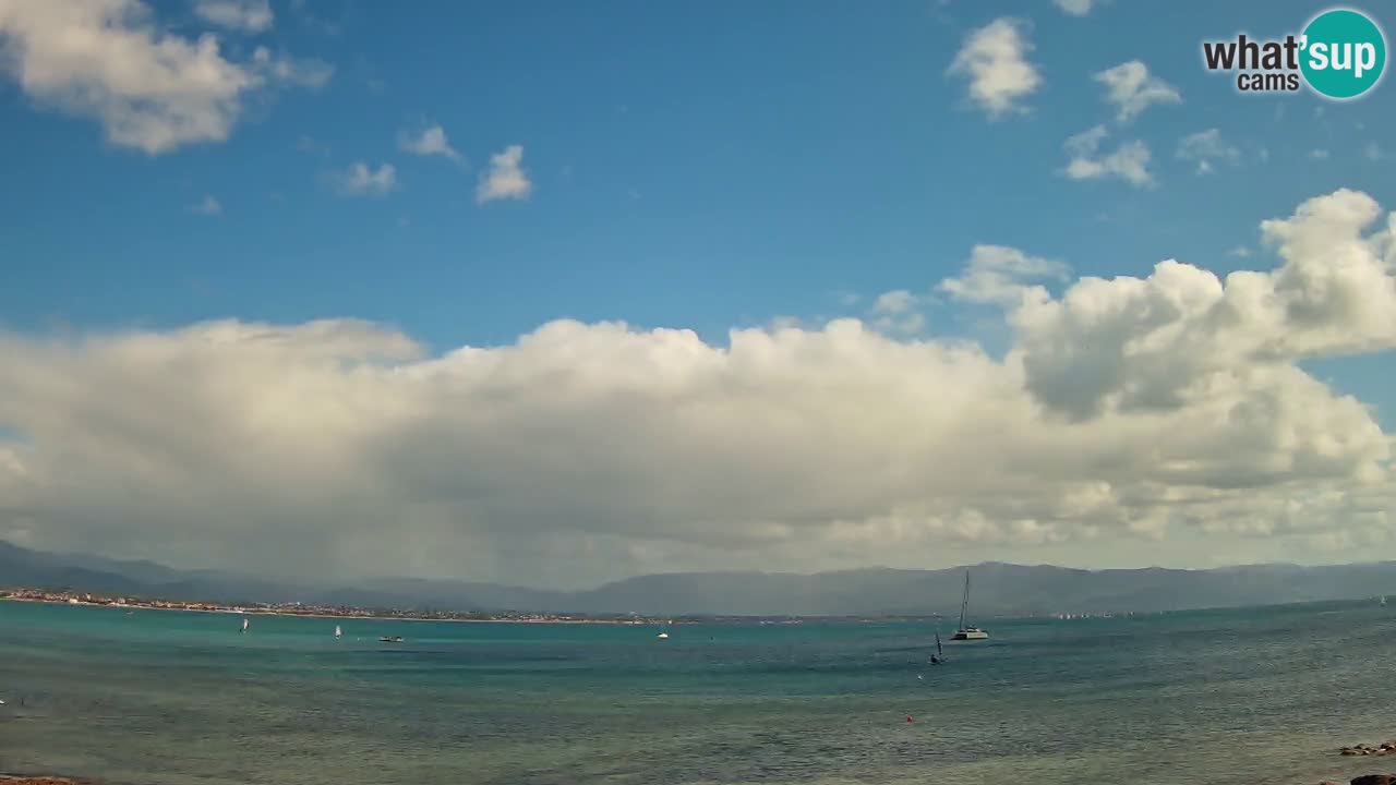 Webcam Cagliari Windsurf Club – Plage du Poetto en direct