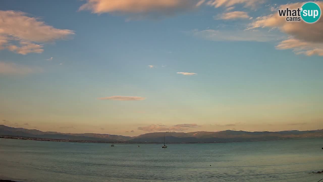 Webcam Cagliari Windsurf Club – Plage du Poetto en direct