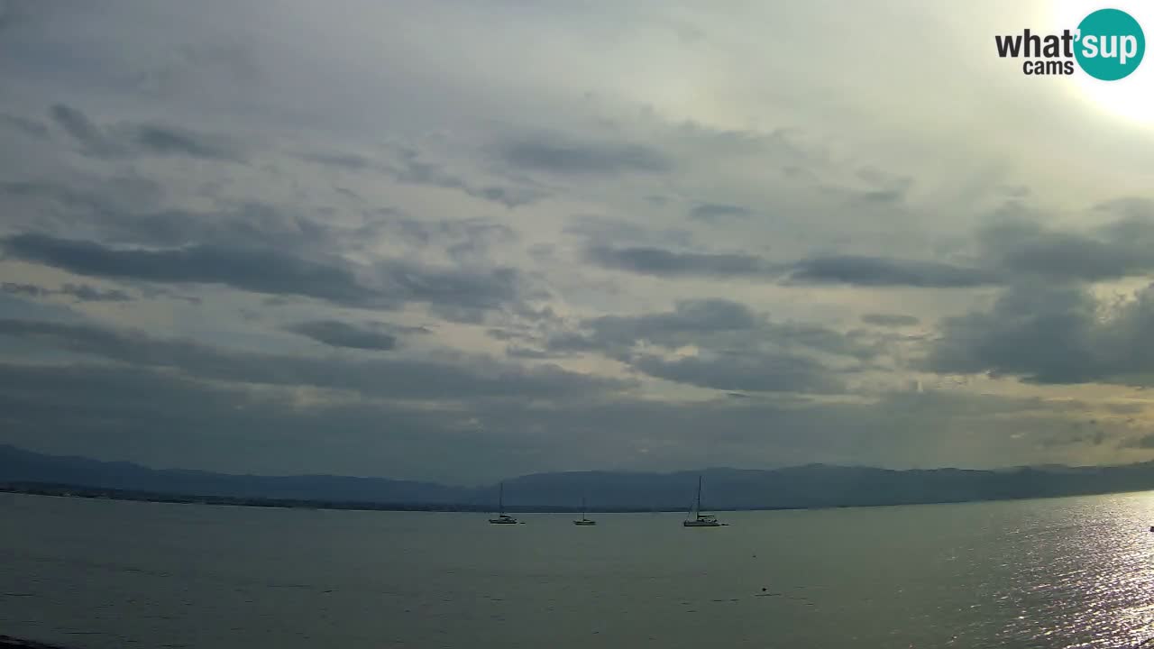 Web kamera Cagliari Windsurf Club – Poetto plaža uživo