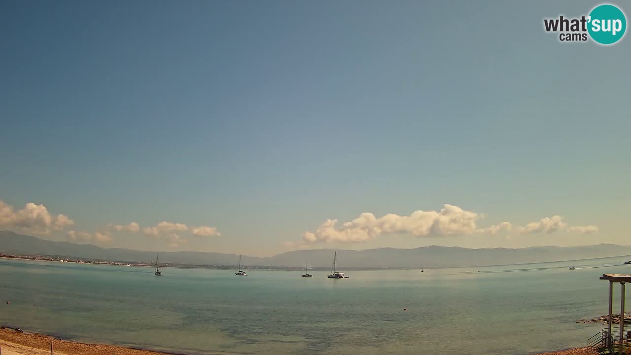 Web kamera Cagliari Windsurf Club – Poetto plaža uživo