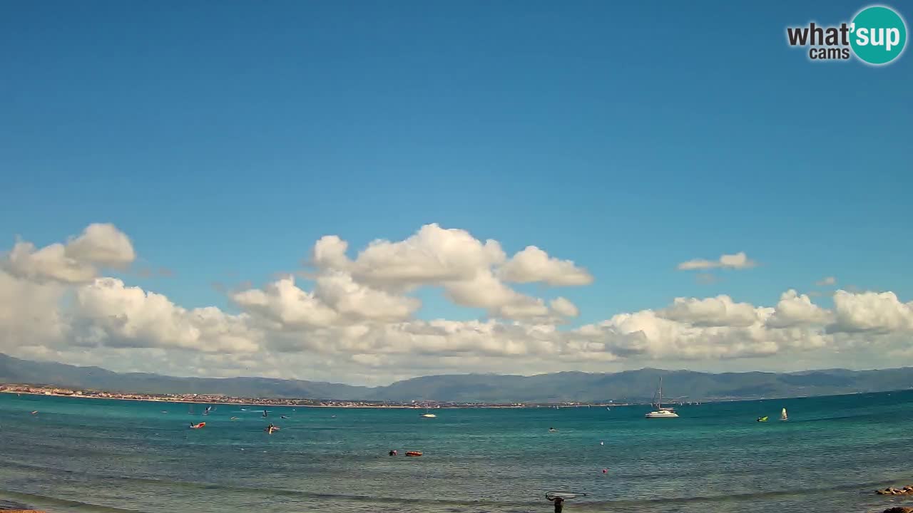 Webcam Cagliari Windsurf Club – Spiaggia del Poetto in diretta