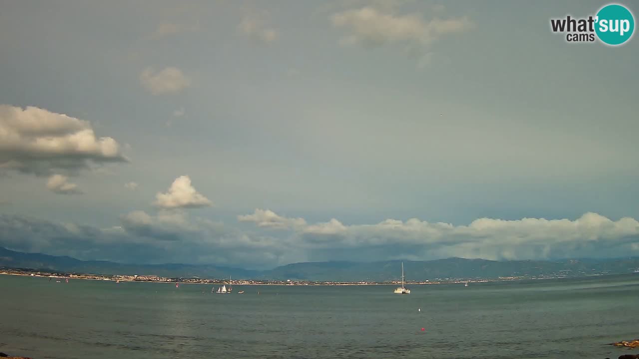 Webcam Cagliari Windsurf Club – Spiaggia del Poetto in diretta