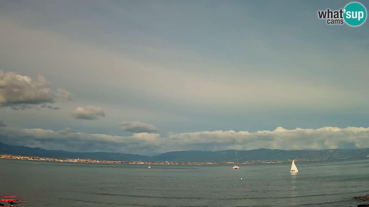 Webcam Cagliari Windsurf Club – Plage du Poetto en direct