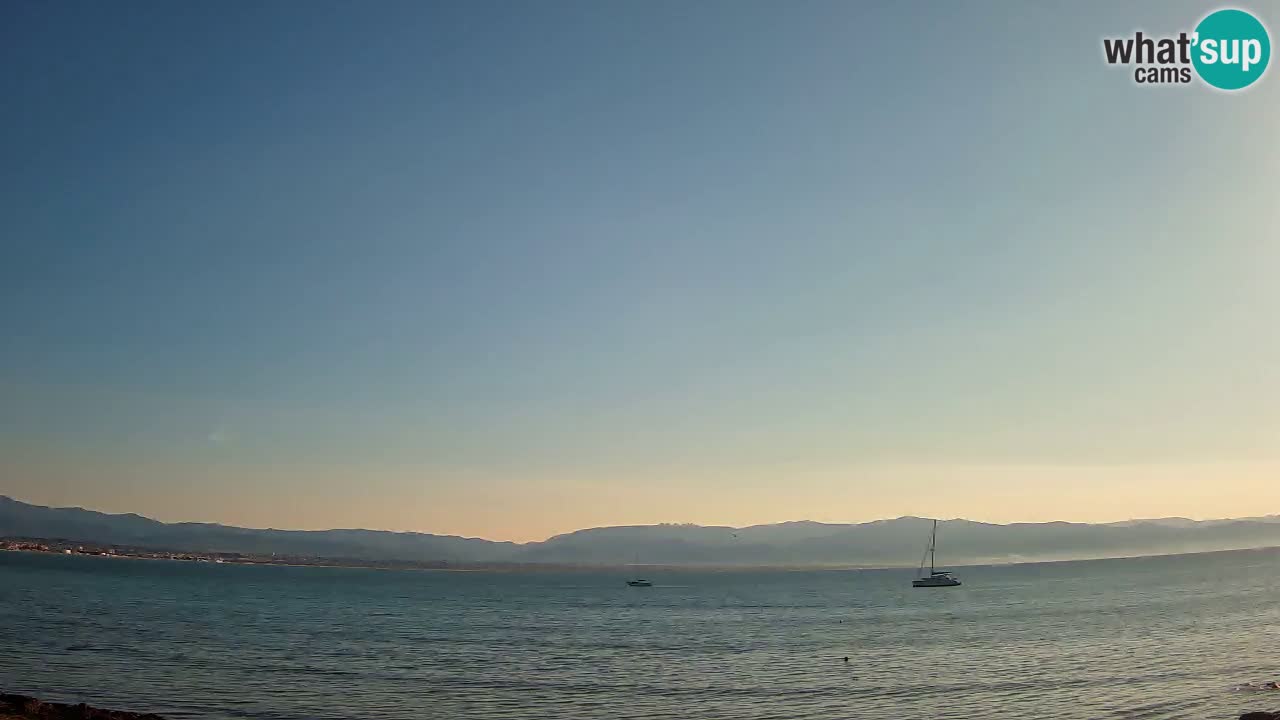 Webcam Cagliari Windsurf Club – Plage du Poetto en direct