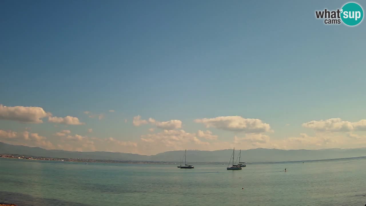 Webcam Cagliari Windsurf Club – Playa del Poetto en directo