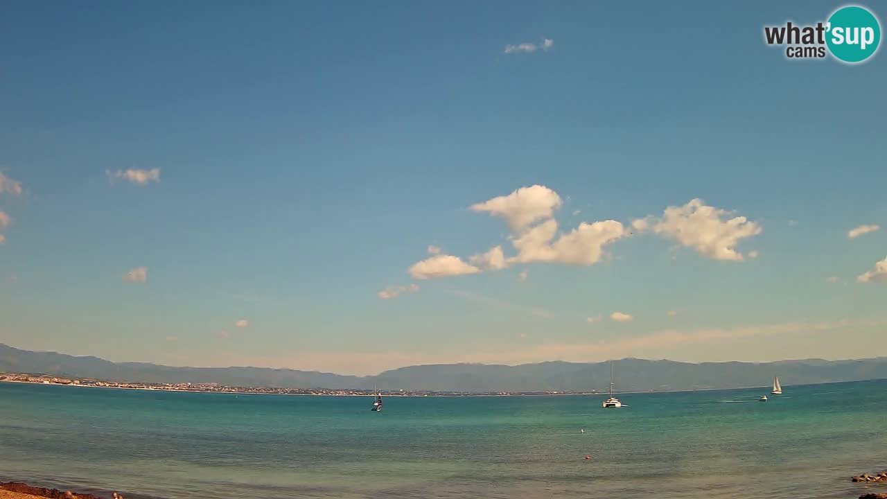 Webcam Cagliari Windsurf Club – Spiaggia del Poetto in diretta