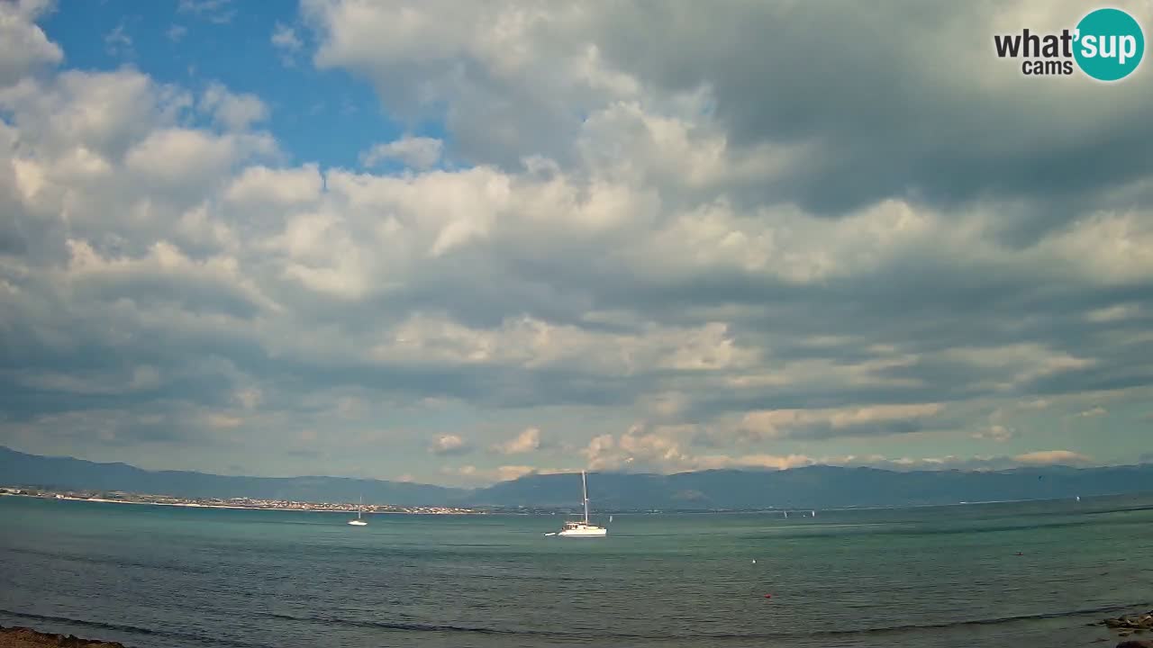 Webcam Cagliari Windsurf Club – Playa del Poetto en directo