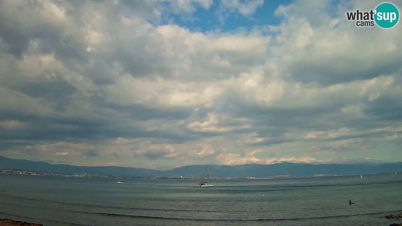 Webcam Cagliari Windsurf Club – Playa del Poetto en directo