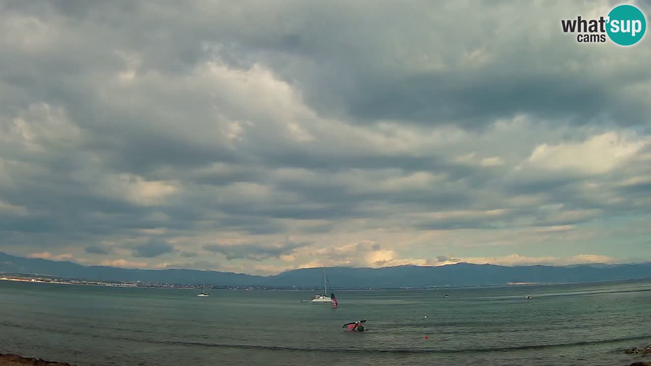 Webcam Cagliari Windsurf Club – Spiaggia del Poetto in diretta