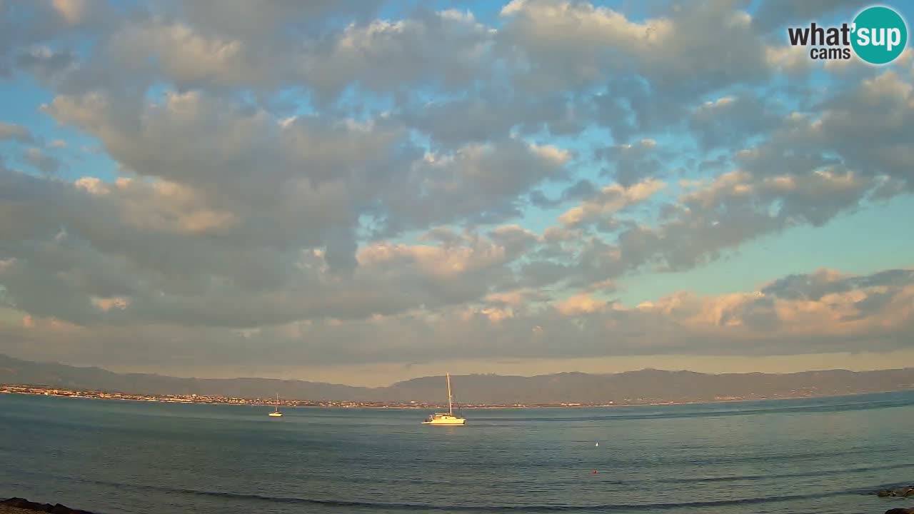Webcam Cagliari Windsurf Club – Playa del Poetto en directo