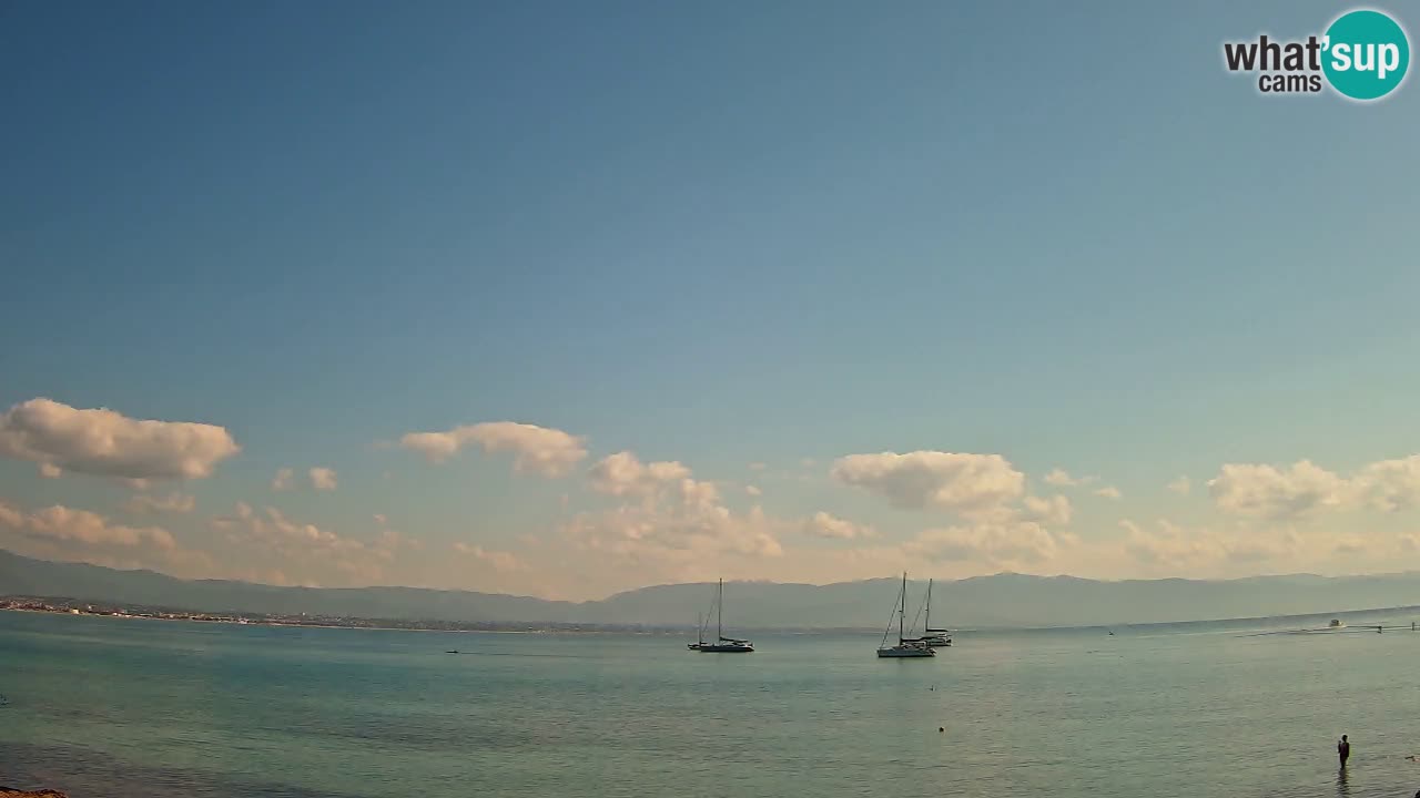Web kamera Cagliari Windsurf Club – Poetto plaža uživo