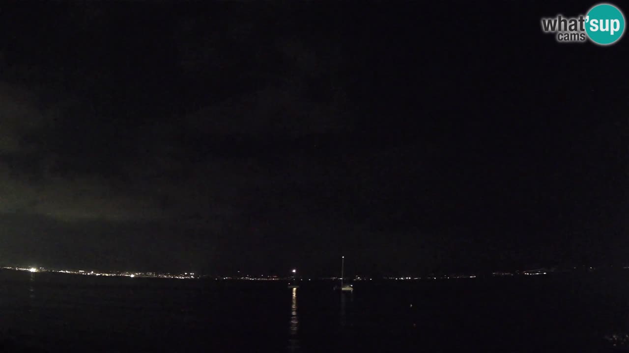 Webcam Cagliari Windsurf Club – Playa del Poetto en directo