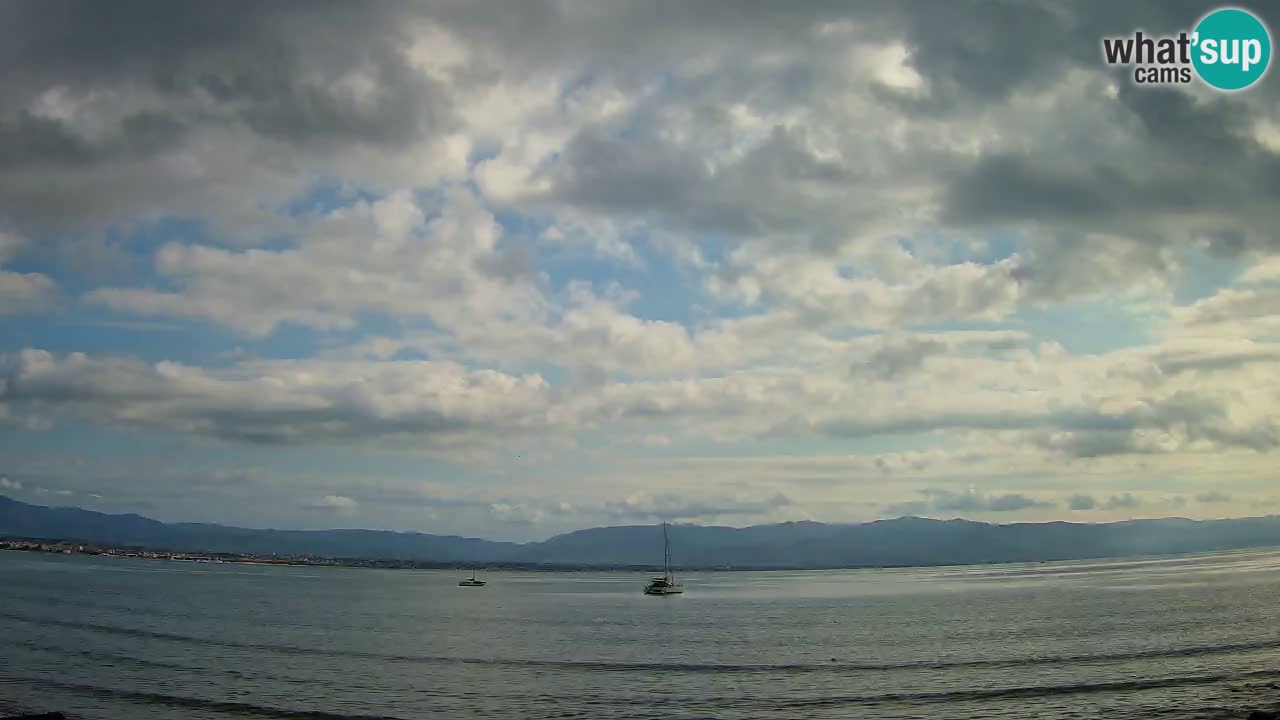 Webcam Cagliari Windsurf Club – Spiaggia del Poetto in diretta