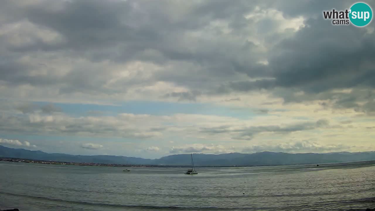 Webcam Cagliari Windsurf Club – Playa del Poetto en directo
