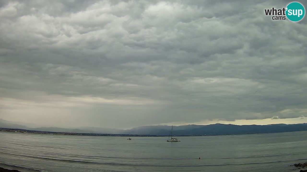 Webcam Cagliari Windsurf Club – Spiaggia del Poetto in diretta