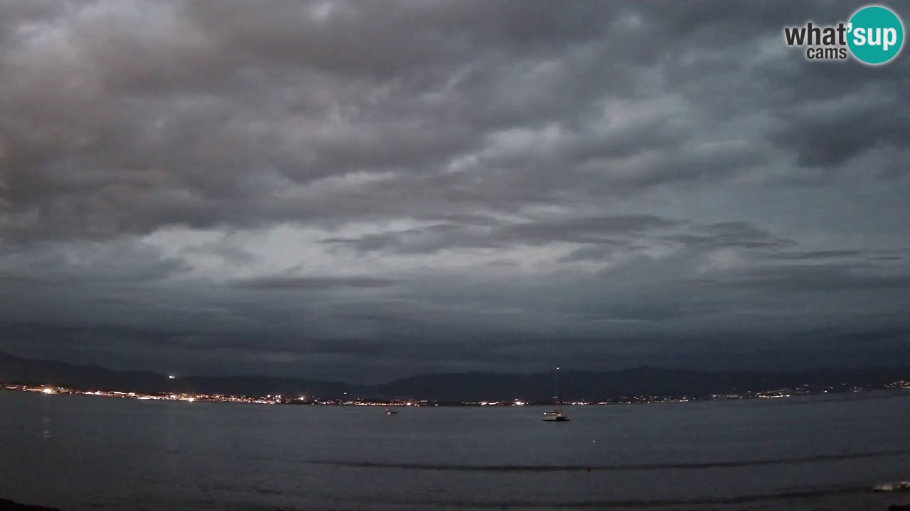 Webcam Cagliari Windsurf Club – Playa del Poetto en directo