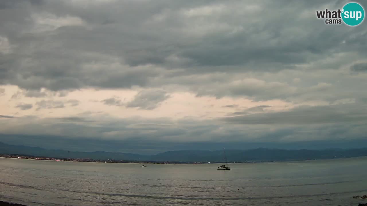 Webcam Cagliari Windsurf Club – Playa del Poetto en directo
