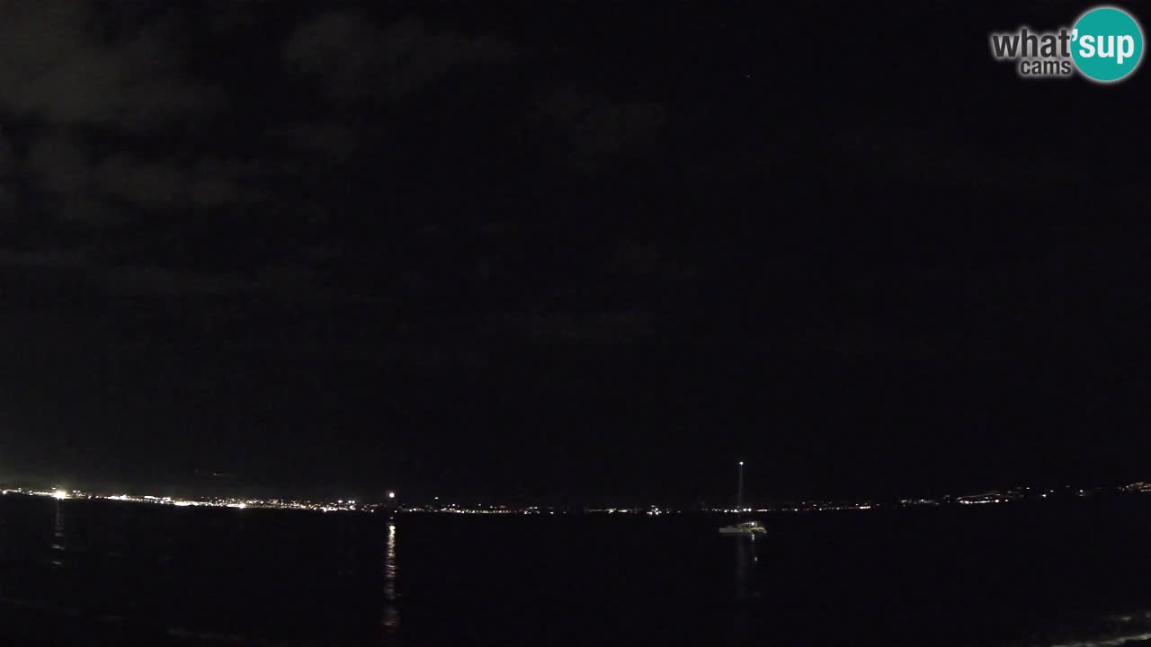 Web kamera Cagliari Windsurf Club – Poetto plaža uživo