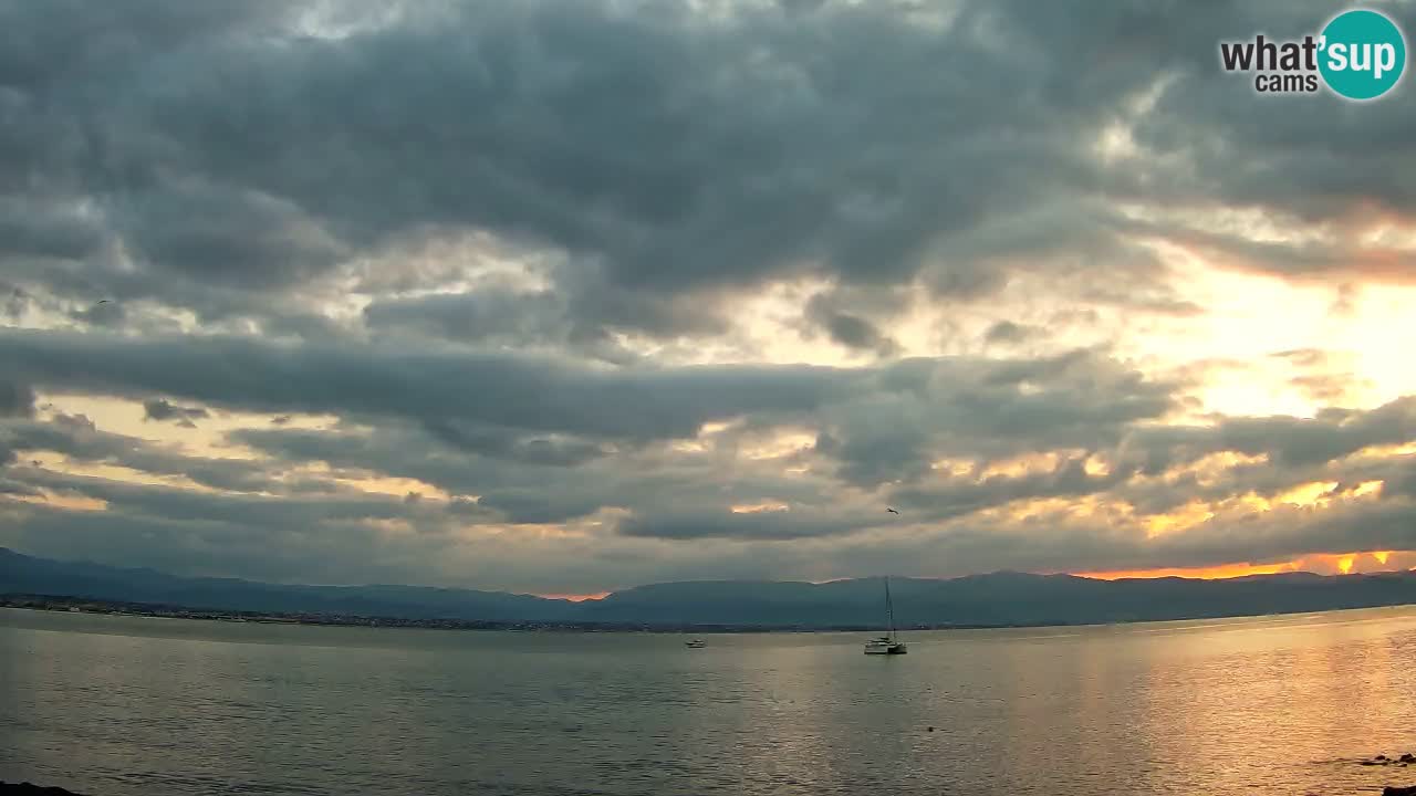 Web kamera Cagliari Windsurf Club – Poetto plaža uživo