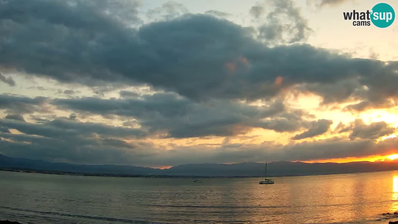 Web kamera Cagliari Windsurf Club – Poetto plaža uživo