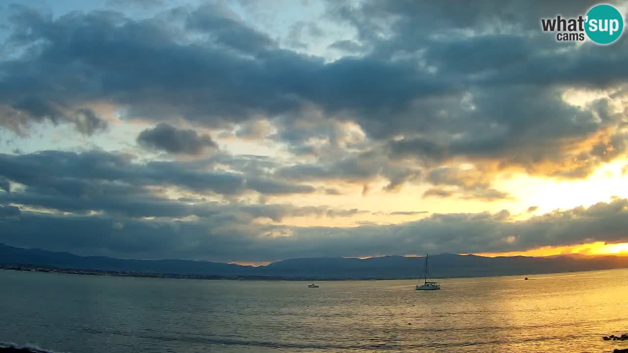 Webcam Cagliari Windsurf Club – Plage du Poetto en direct