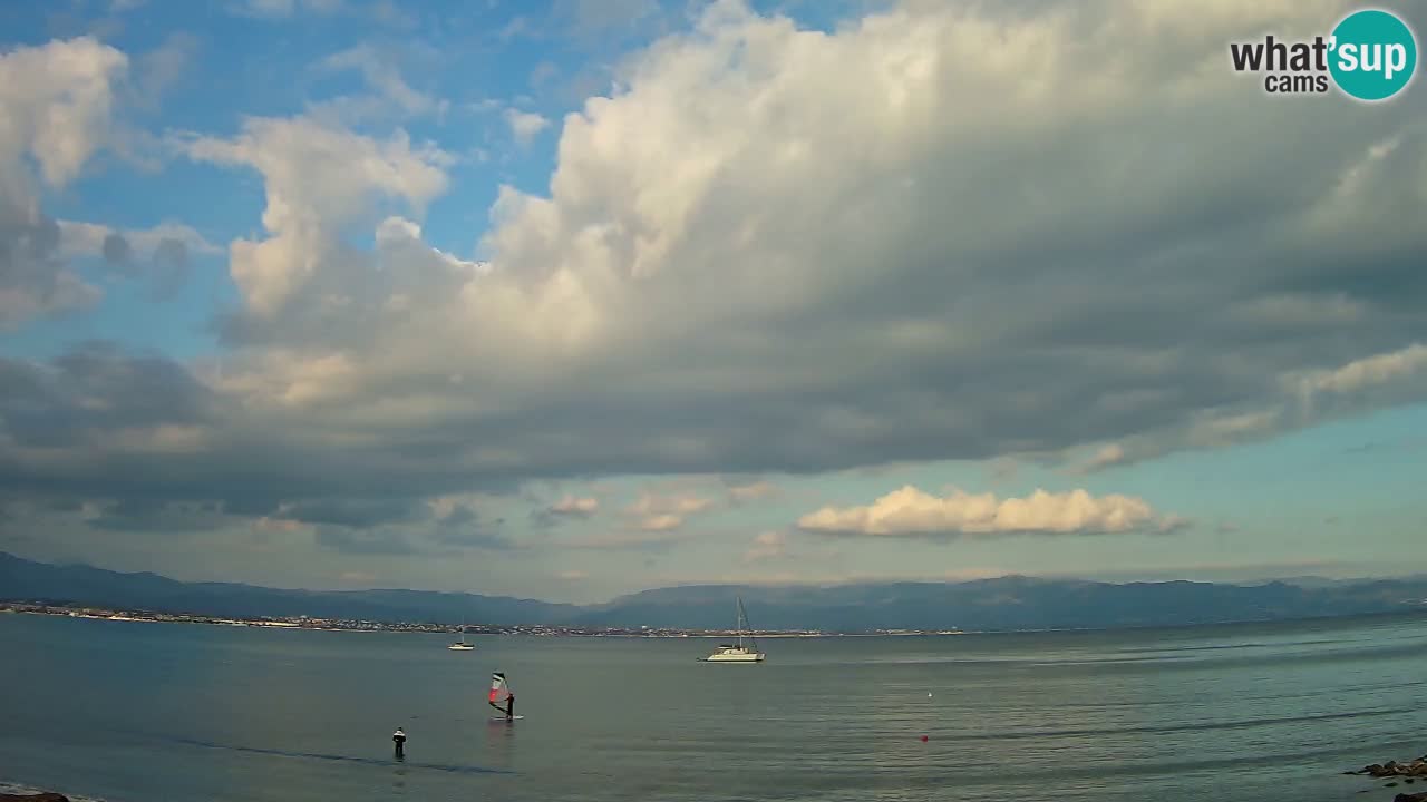 Webcam Cagliari Windsurf Club – Spiaggia del Poetto in diretta