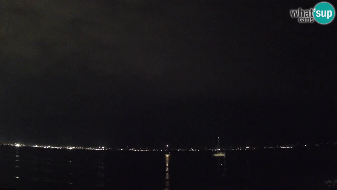 Spletna kamera Cagliari Windsurf Club – Pogled v živo s plaže Poetto