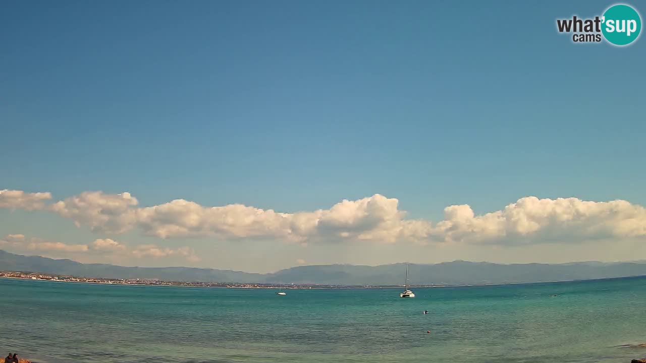 Web kamera Cagliari Windsurf Club – Poetto plaža uživo