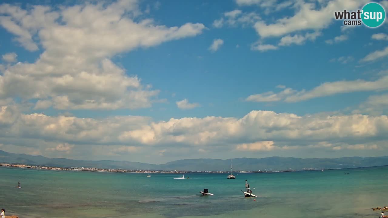 Webcam Cagliari Windsurf Club – Liveblick vom Poetto Strand