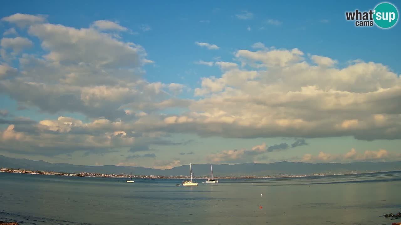 Webcam Cagliari Windsurf Club – Playa del Poetto en directo