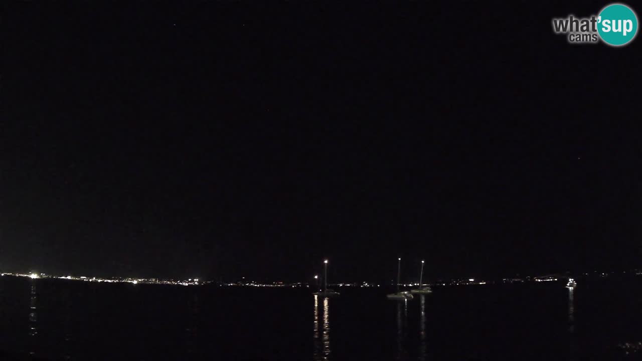 Spletna kamera Cagliari Windsurf Club – Pogled v živo s plaže Poetto