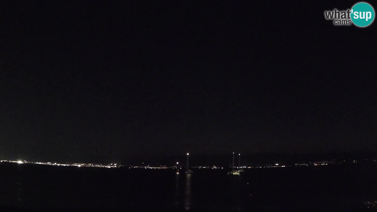 Webcam Cagliari Windsurf Club – Playa del Poetto en directo