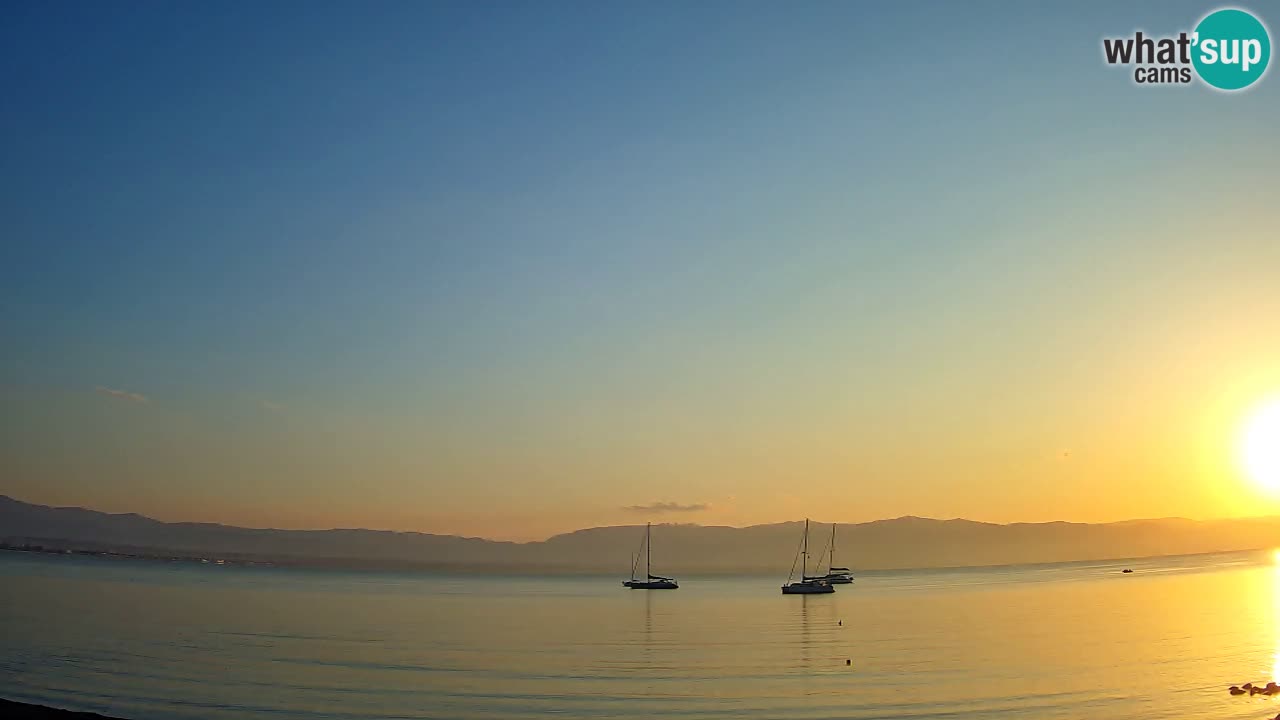 Web kamera Cagliari Windsurf Club – Poetto plaža uživo