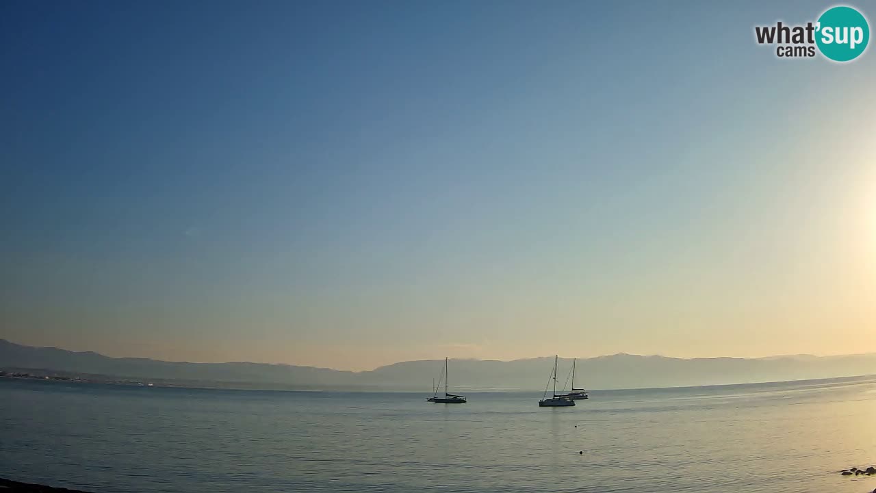 Webcam Cagliari Windsurf Club – Playa del Poetto en directo