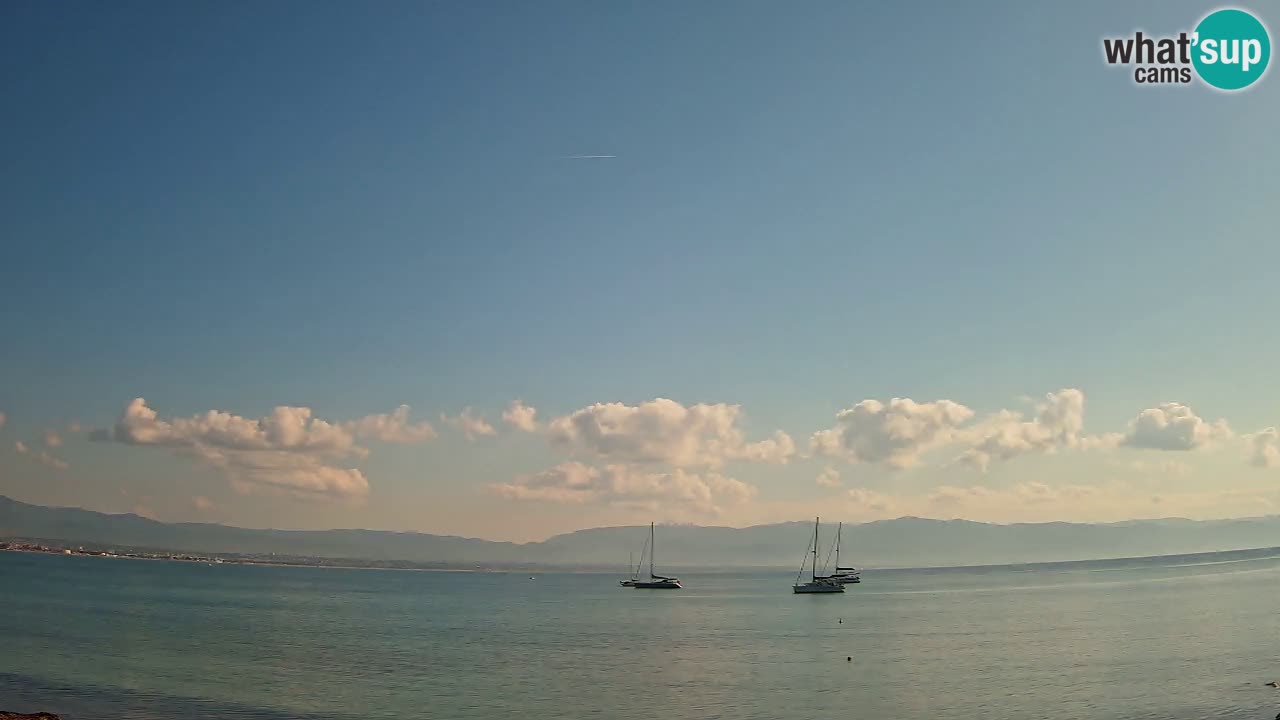 Web kamera Cagliari Windsurf Club – Poetto plaža uživo