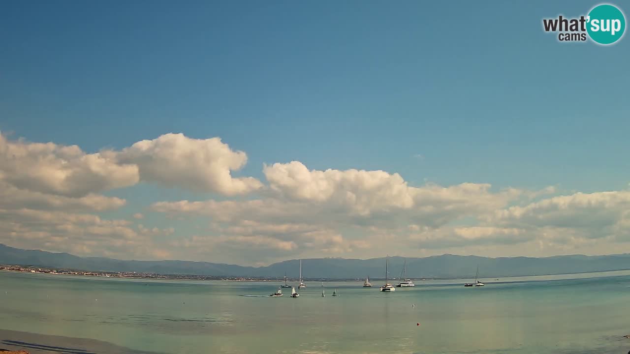 Webcam Cagliari Windsurf Club – Playa del Poetto en directo