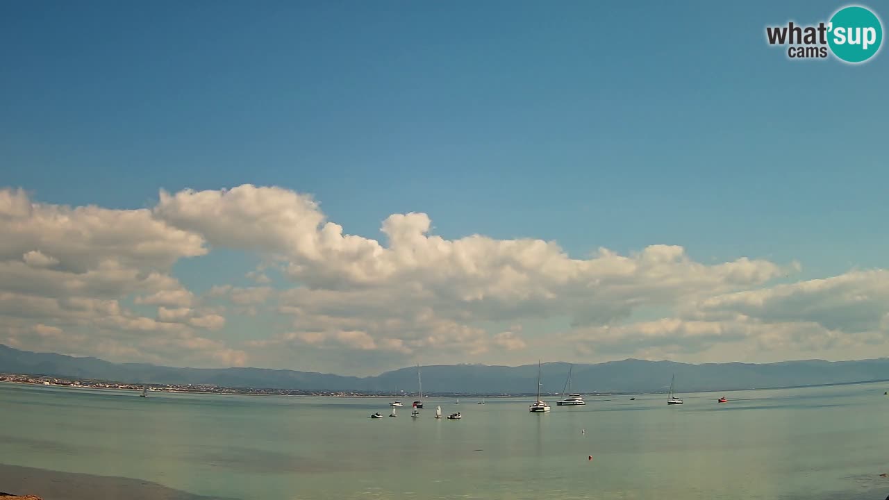 Webcam Cagliari Windsurf Club – Playa del Poetto en directo