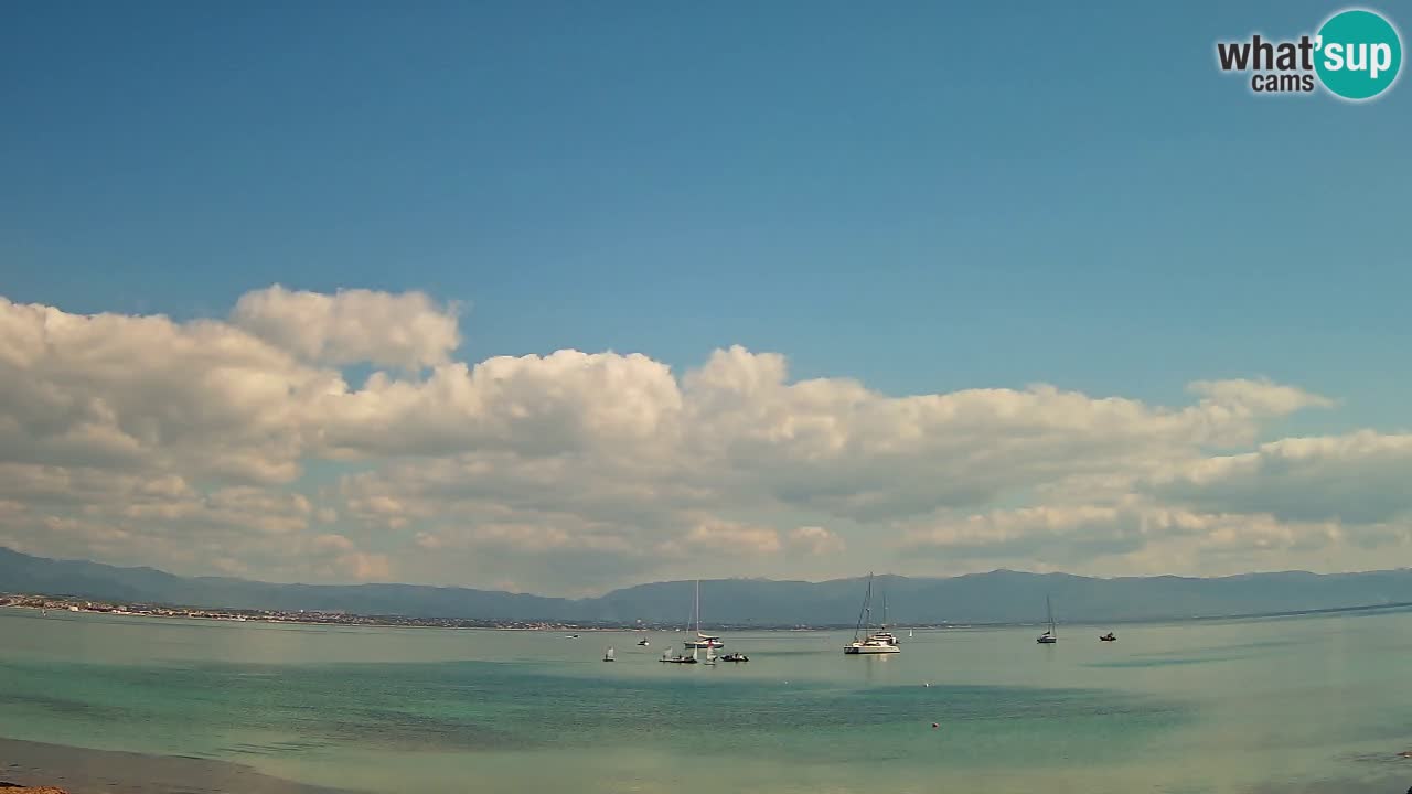 Webcam Cagliari Windsurf Club – Playa del Poetto en directo