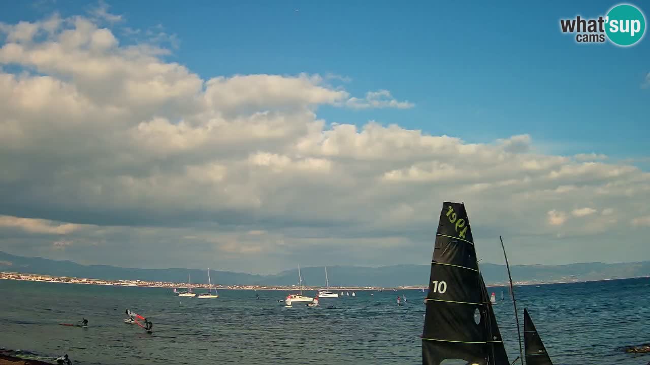 Webcam Cagliari Windsurf Club – Spiaggia del Poetto in diretta