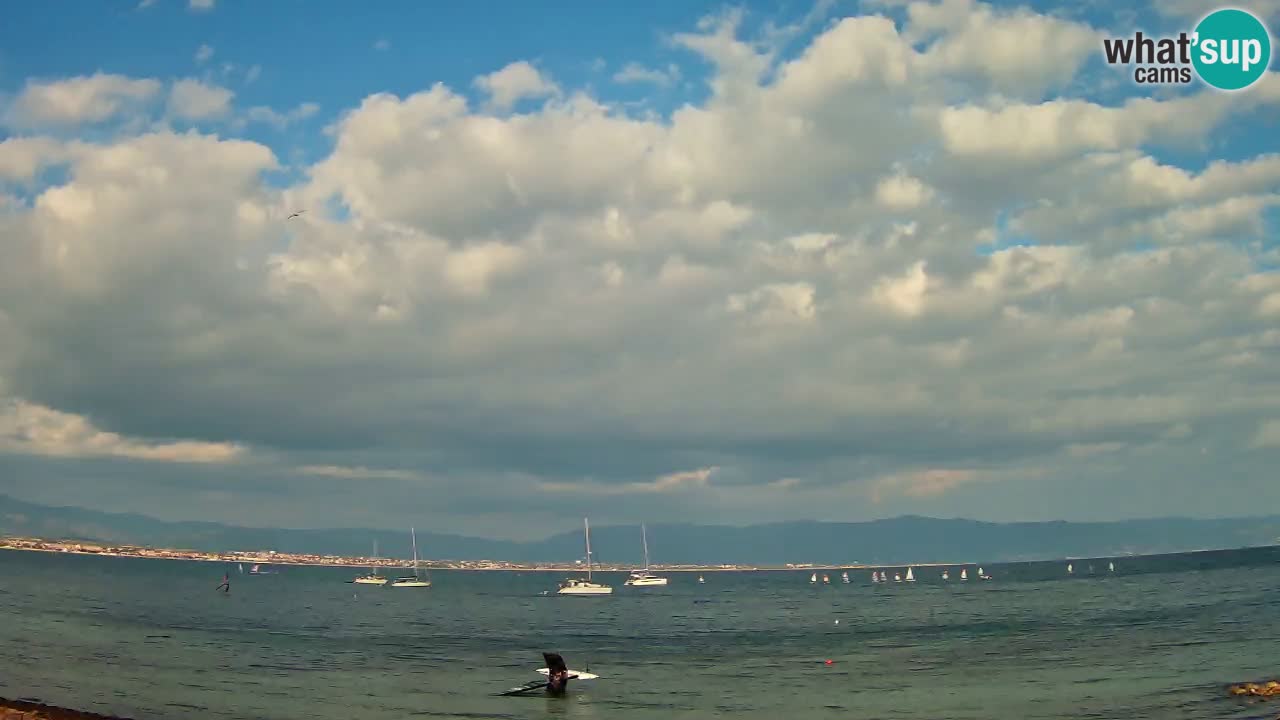 Webcam Cagliari Windsurf Club – Spiaggia del Poetto in diretta