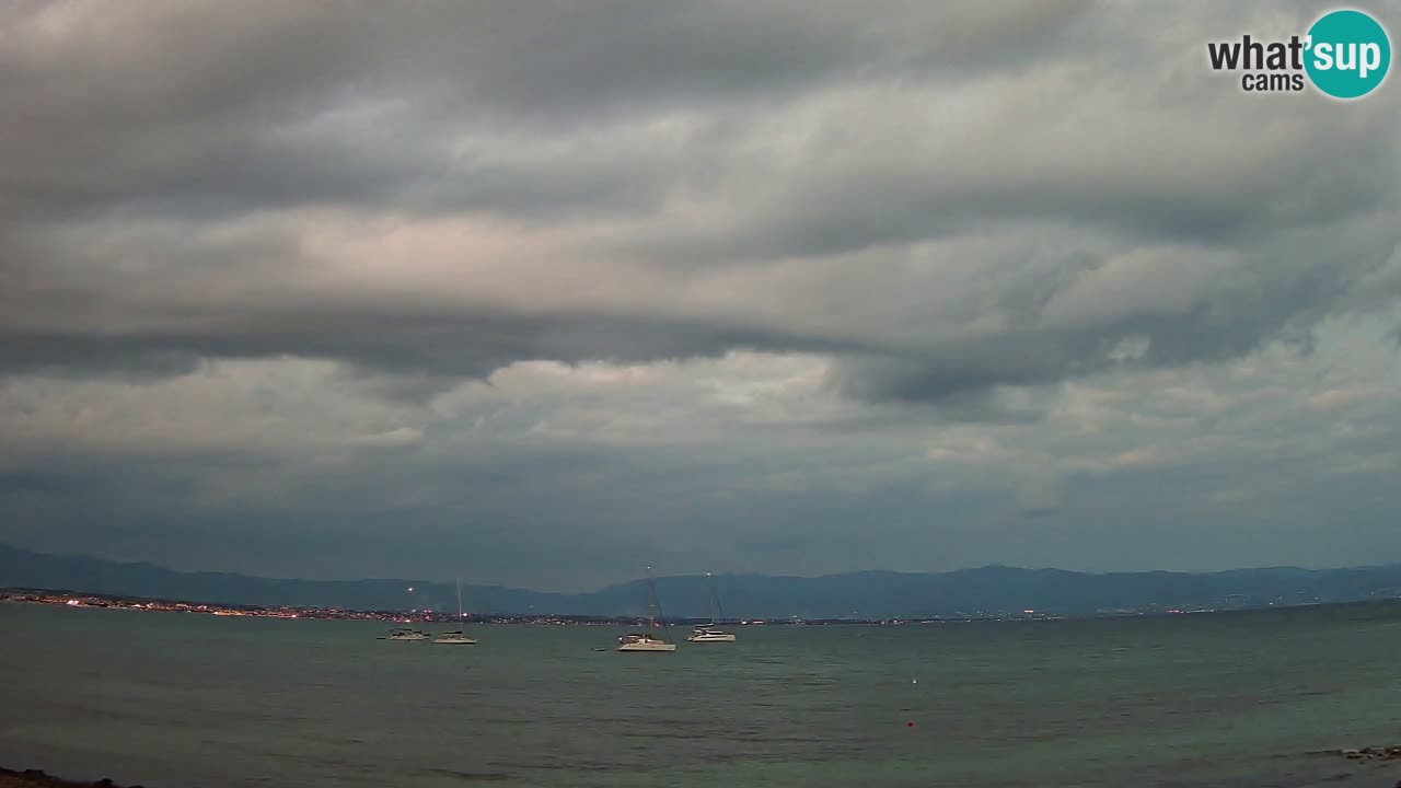 Spletna kamera Cagliari Windsurf Club – Pogled v živo s plaže Poetto