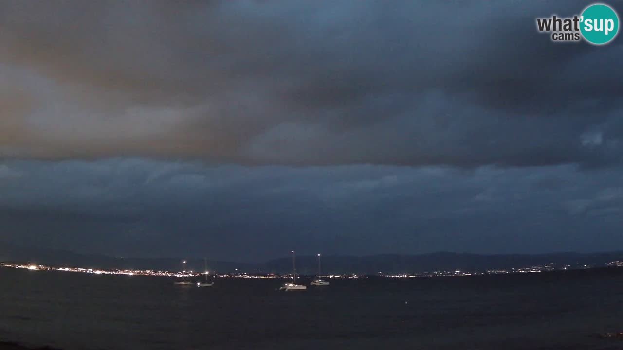 Webcam Cagliari Windsurf Club – Playa del Poetto en directo