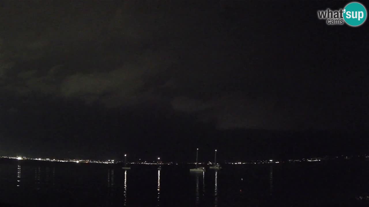 Spletna kamera Cagliari Windsurf Club – Pogled v živo s plaže Poetto